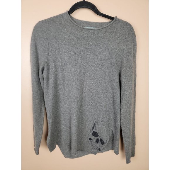27 Miles Malibu Sweaters - 27 miles cashmere skull sweater